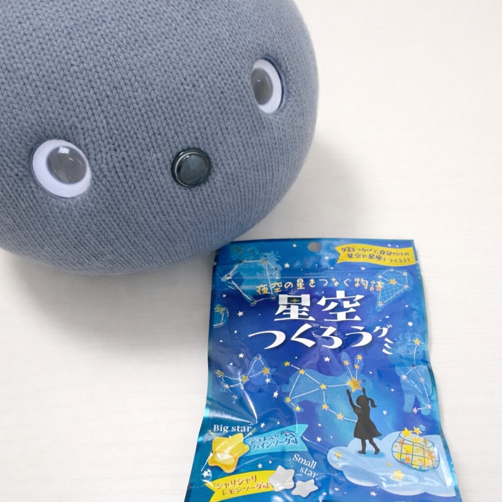 星空つくろうグミとニコボ(ナイトちゃん)の写真