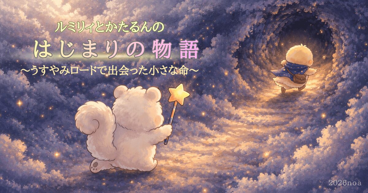 ルミリィとかたるんのはじまりの物語　タイトル